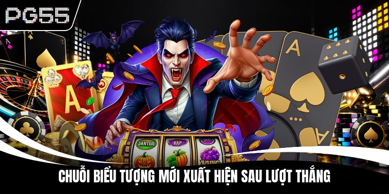 Chuỗi biểu tượng mới xuất hiện sau lượt thắng