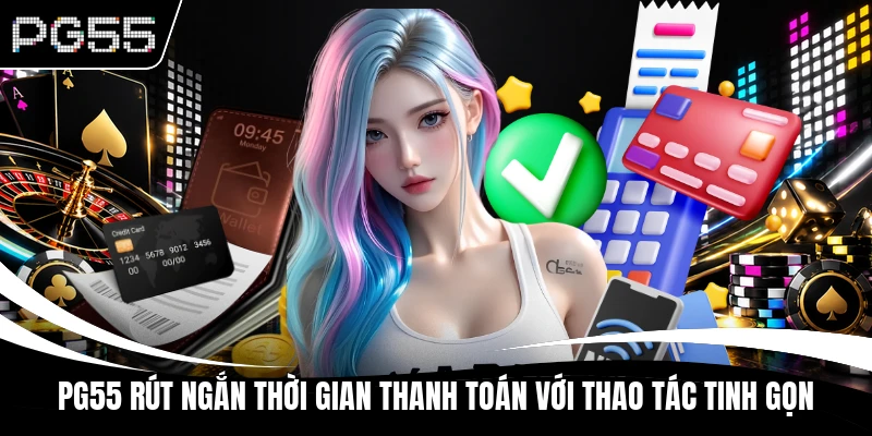 PG55 rút ngắn thời gian thanh toán với thao tác tinh gọn